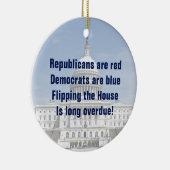 Het omdraaien van de Tweede Kamer Keramisch Ornament (Rechts)