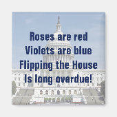 Het omdraaien van de Tweede Kamer Magneet (Voorkant)