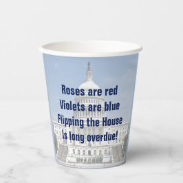 Het omdraaien van de Tweede Kamer Papieren Bekers