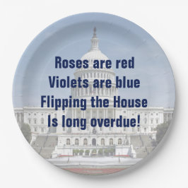 Het omdraaien van de Tweede Kamer Papieren Bordje