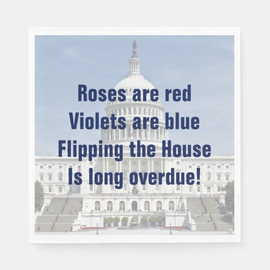 Het omdraaien van de Tweede Kamer Servet (Voorkant)