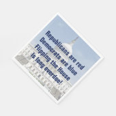 Het omdraaien van de Tweede Kamer Servet (Hoek)