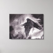 Het Omen Raven Canvas (Voorkant)