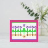 Het omgekeerde Briefkaart van de Chanoeka van (Staand voorkant)