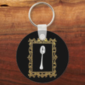 Het omgeslagen lef sleutelhanger (Voorkant)