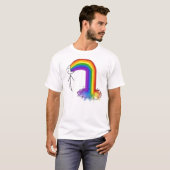 Het omgooien van regenbogen t-shirt (Voorkant volledig)