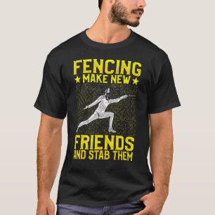 Het omheinen maakt nieuwe vrienden en zet hen neer t-shirt