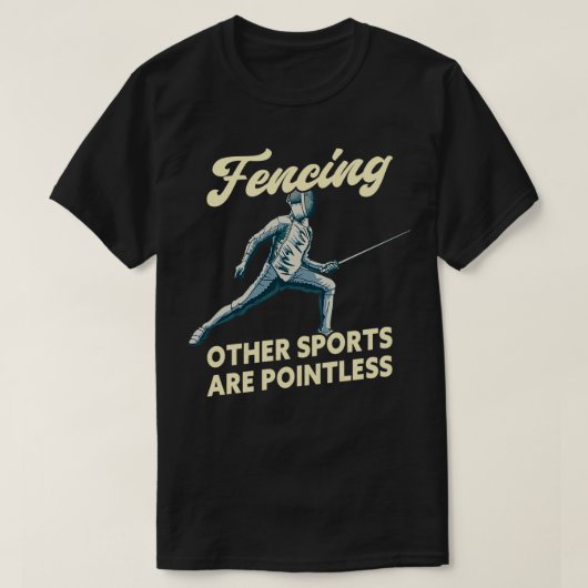 Het omheinen van andere sport is zinloos Funny Fen T-shirt (Design voorkant)