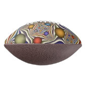 Het omhoog drijven Kleurrijke Moderne Abstracte Fr American Football (Gedraaid 90)