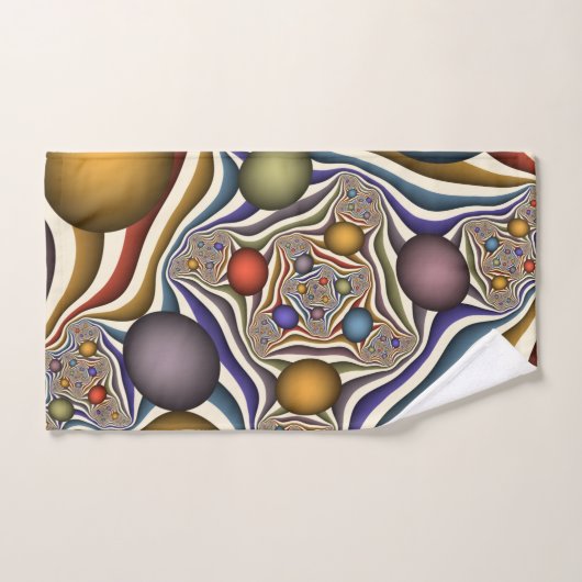 Het omhoog vliegen, Kleurrijk, Modern, Abstract Fr Bad Handdoek (Handdoek)