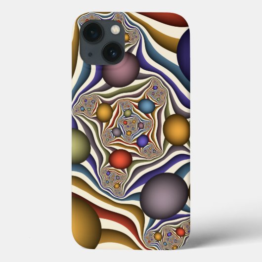 Het omhoog vliegen, Kleurrijk, Modern, Abstract Fr Case-Mate iPhone Case (Achterkant)