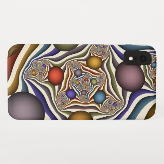 Het omhoog vliegen, Kleurrijk, Modern, Abstract Fr Case-Mate iPhone Case (Achterkant (horizontaal))