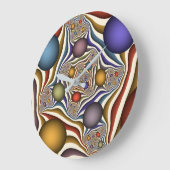 Het omhoog vliegen, Kleurrijk, Modern, Abstract Fr Grote Klok (Hoek)