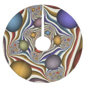 Het omhoog vliegen, Kleurrijk, Modern, Abstract Fr Kerstboom Rok (Voorkant)