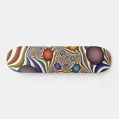 Het omhoog vliegen, Kleurrijk, Modern, Abstract Fr Persoonlijk Skateboard (Horizontaal)