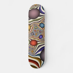 Het omhoog vliegen, Kleurrijk, Modern, Abstract Fr Persoonlijk Skateboard