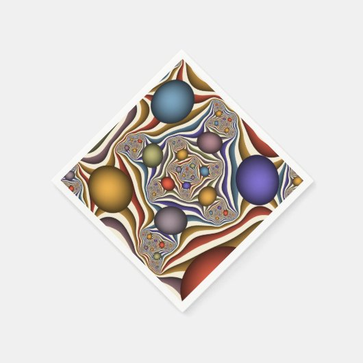 Het omhoog vliegen, Kleurrijk, Modern, Abstract Fr Servet (Hoek)