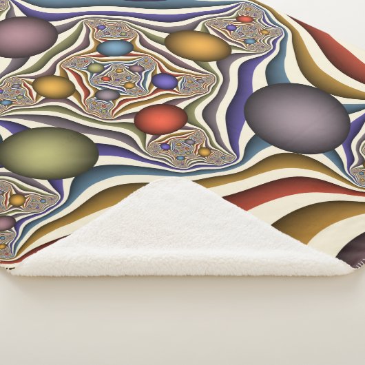 Het omhoog vliegen, Kleurrijk, Modern, Abstract Fr Sherpa Deken (3/4)