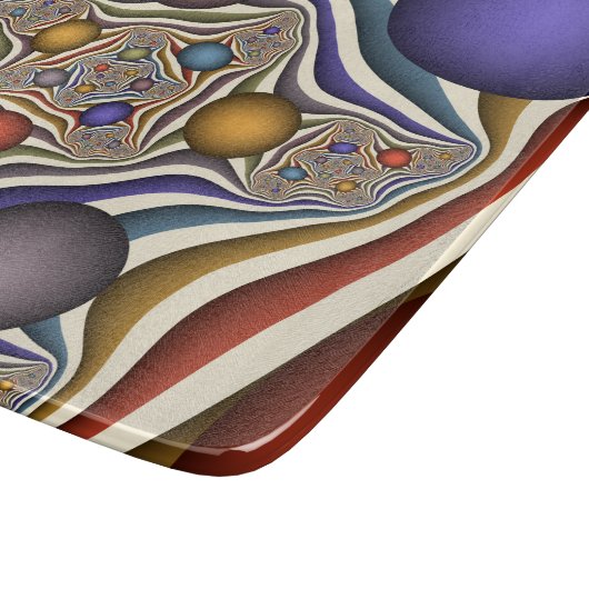 Het omhoog vliegen, Kleurrijk, Modern, Abstract Fr Snijplank (Hoek)