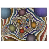 Het omhoog vliegen, Kleurrijk, Modern, Abstract Fr Snijplank (Voorkant)