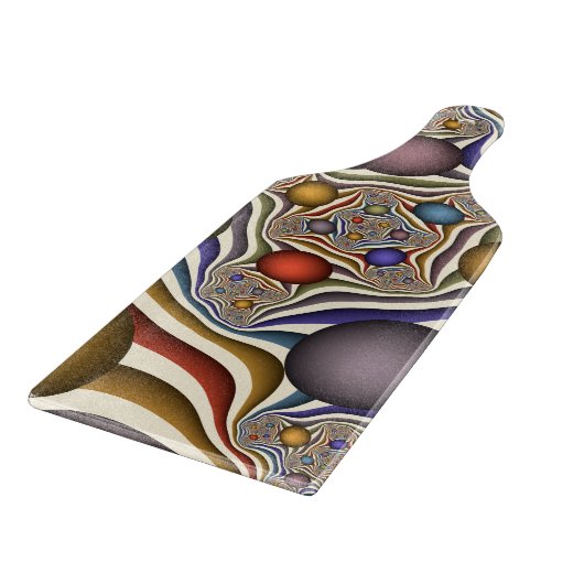 Het omhoog vliegen, Kleurrijk, Modern, Abstract Fr Snijplank (Hoek)