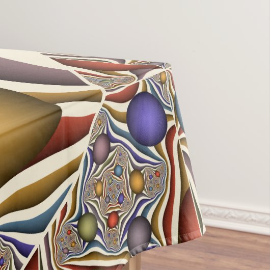 Het omhoog vliegen, Kleurrijk, Modern, Abstract Fr Tafelkleed (Voorbeeld)