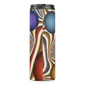 Het omhoog vliegen, Kleurrijk, Modern, Abstract Fr Thermosbeker (Achterkant)