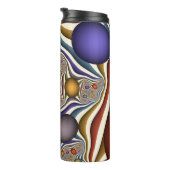 Het omhoog vliegen, Kleurrijk, Modern, Abstract Fr Thermosbeker (Geroteerd rechts)