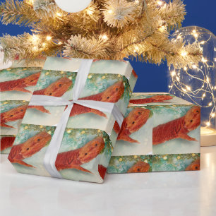 Het omlooppapier van de draak met de rand van de d cadeaupapier