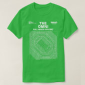 Het Omni Coliseum in Atlanta Zitplaatskaart 2 TShi T-shirt (Design voorkant)