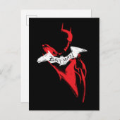 Het omtrek Batman Sprayf Briefkaart (Voorkant / Achterkant)