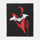Het omtrek Batman Sprayf Fleece Deken (Voorkant)