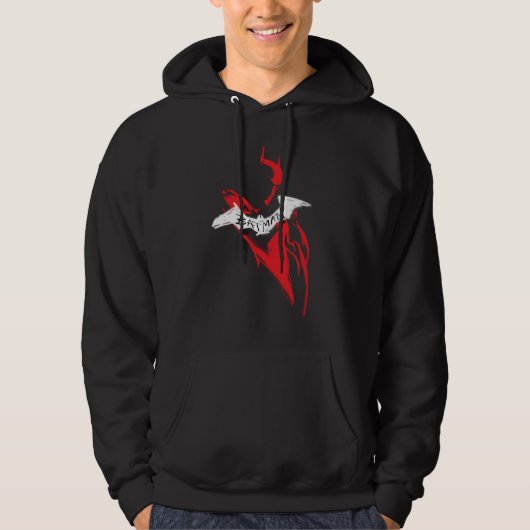 Het omtrek Batman Sprayf Hoodie (Voorkant)
