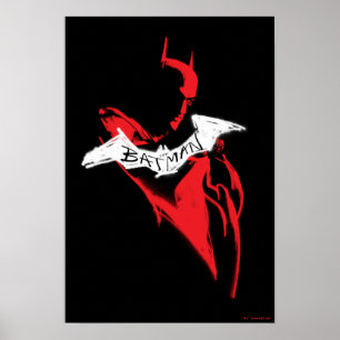Het omtrek Batman Sprayf Poster