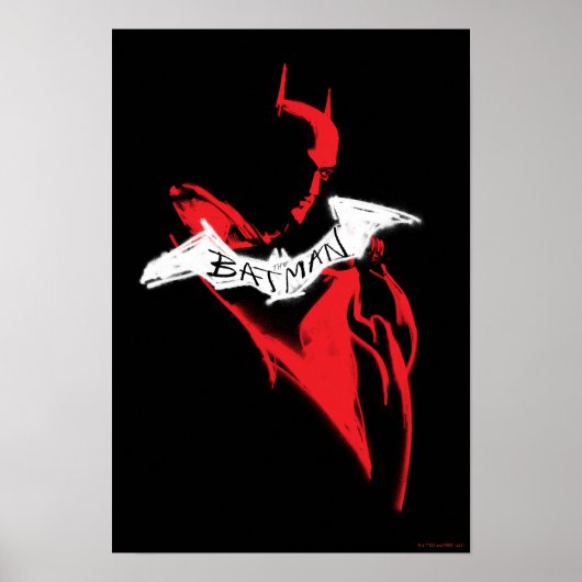 Het omtrek Batman Sprayf Poster (Voorkant)