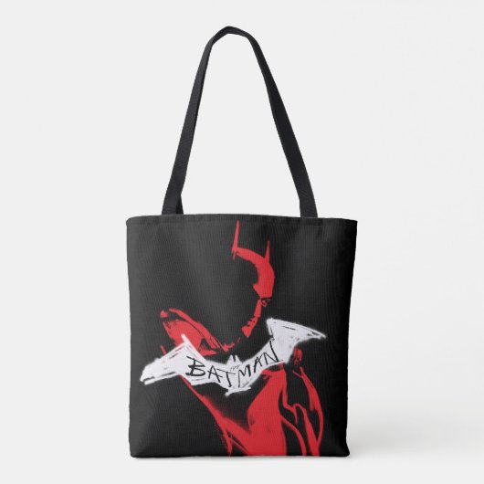 Het omtrek Batman Sprayf Tote Bag (Achterkant)
