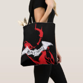 Het omtrek Batman Sprayf Tote Bag (Dichtbij)