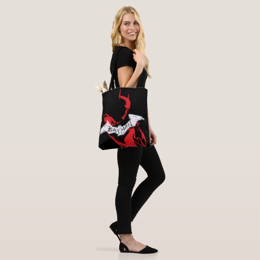 Het omtrek Batman Sprayf Tote Bag (Op model)