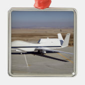 Het onbemande vliegtuig Global Hawk Metalen Ornament (Voorkant)
