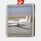 Het onbemande vliegtuig Global Hawk Metalen Ornament (Links)