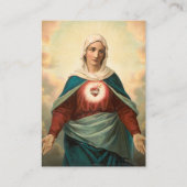 Het Onbevlekt Hart van Maria Begrafenis Kaart Plaatskaartje (Achterkant)