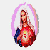 Het Onbevlekte Hart van de Maagd Maria Ornament Kaart (Rechts)