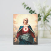 Het Onbevlekte Hart van Maria (Staand voorkant)