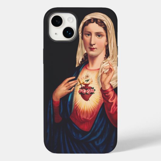 Het Onbevlekte Hart van Maria Case-Mate iPhone Case (Achterkant)