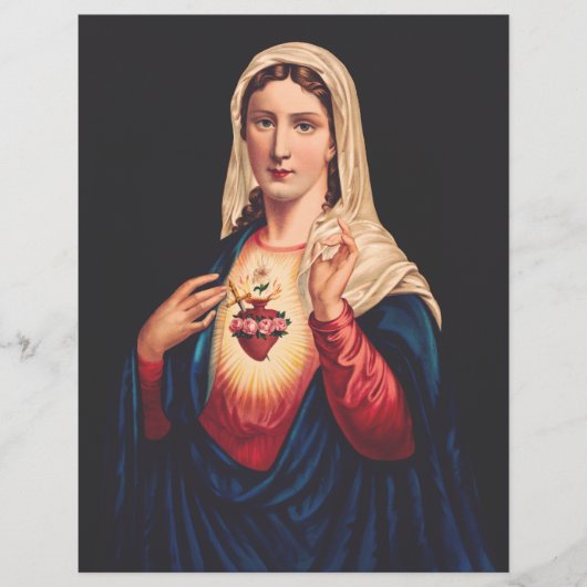 Het Onbevlekte Hart van Maria Flyer (Voorkant)