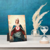 Het Onbevlekte Hart van Maria Fotoplaat (Zijkant)