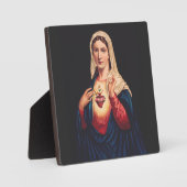 Het Onbevlekte Hart van Maria Fotoplaat (Voorkant)