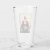 Het Onbevlekte Hart van Maria Glas (Achterkant)