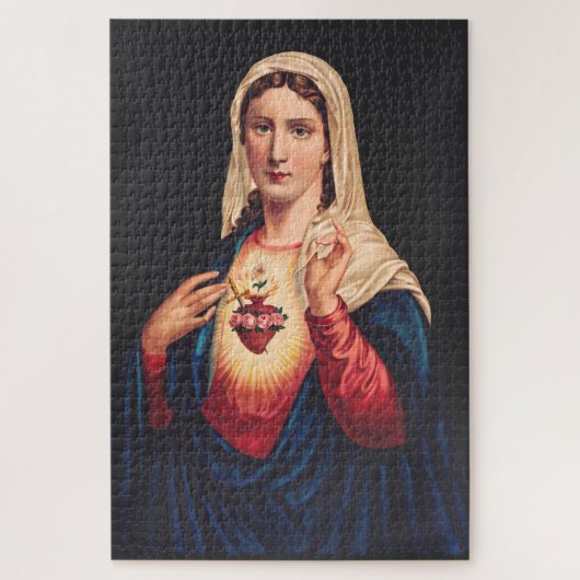 Het Onbevlekte Hart van Maria Legpuzzel (Verticaal)