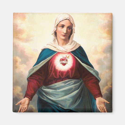 Het Onbevlekte Hart van Maria Magneet (Voorkant)